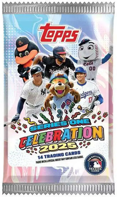 MLB Topps 2025 Series 1 Celebration Baseball Trading Card Mega Pack