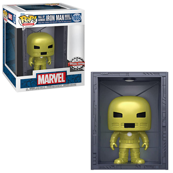 Pop Vinyl Marvel Hall of Armor Iron Man Model 1 PX