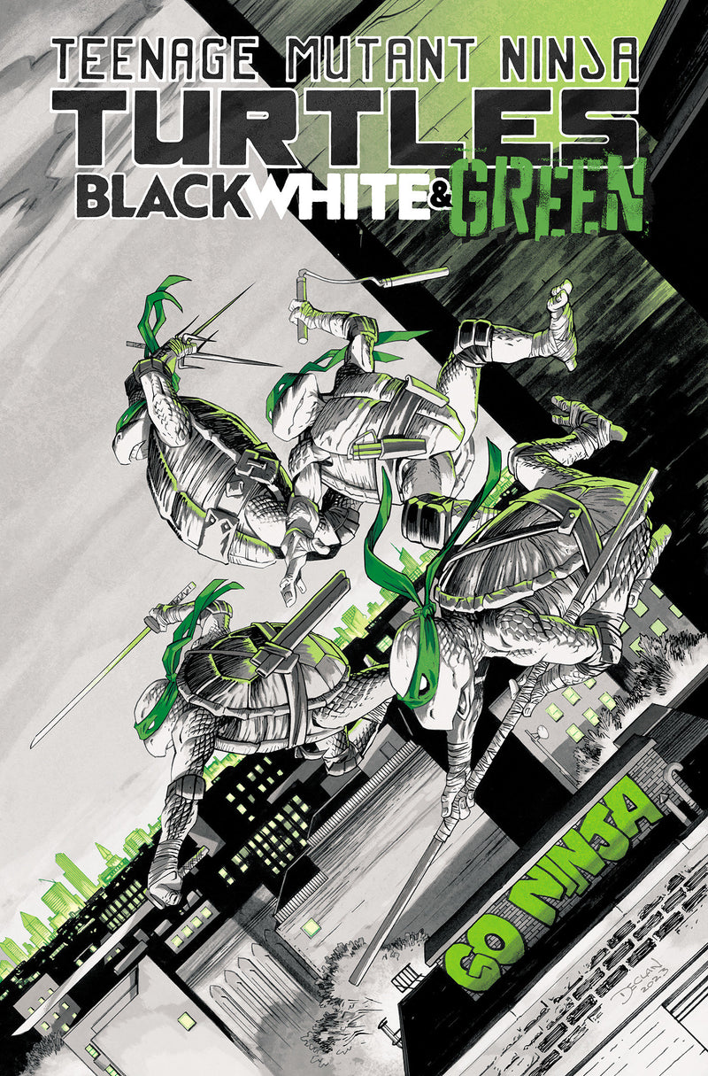 Teenage Mutant Ninja Turtles TPB Black, White, And Green