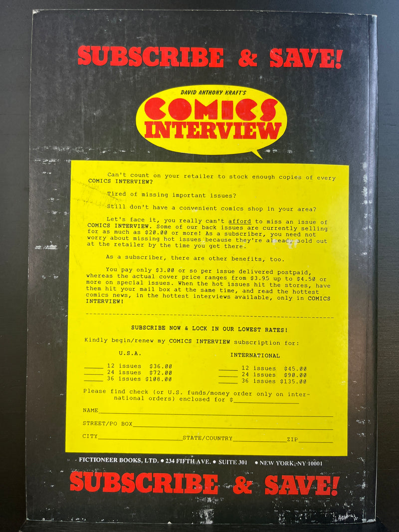 Comics Interview Super Special Edition 1990 - Teenage Mutant Ninja Turtles cover