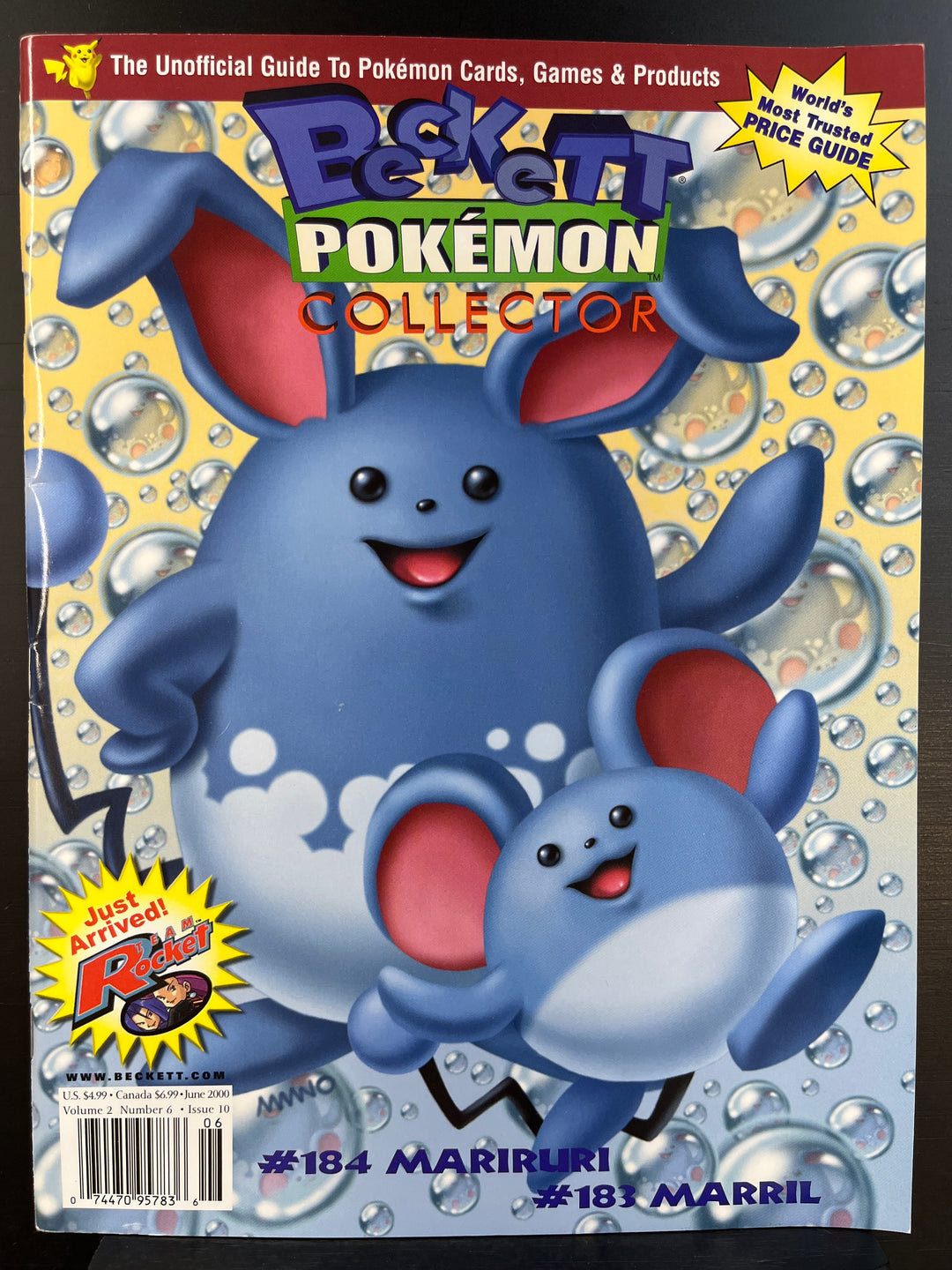 Beckett Pokemon Collector #10 - Mariruri/Marril cover (damaged) Excalibur Comics, Cards and Games Beckett Pokemon Collector #10 - Mariruri/Marril cover (damaged) Excalibur Comics, Cards and Games