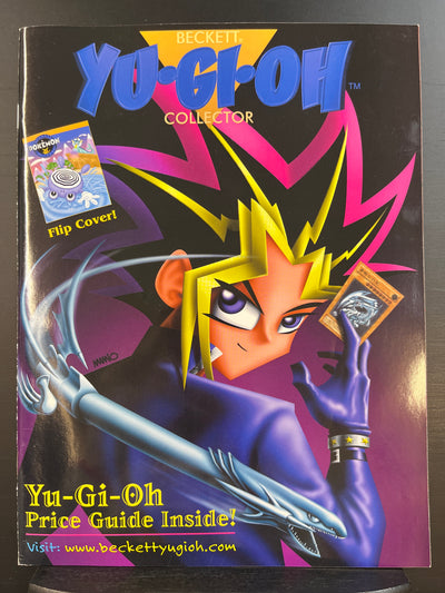 Beckett Pokemon Collector #34 - Vaporeon/Poliwhirl cover (Yu-Gi-Oh flip book) (damaged)