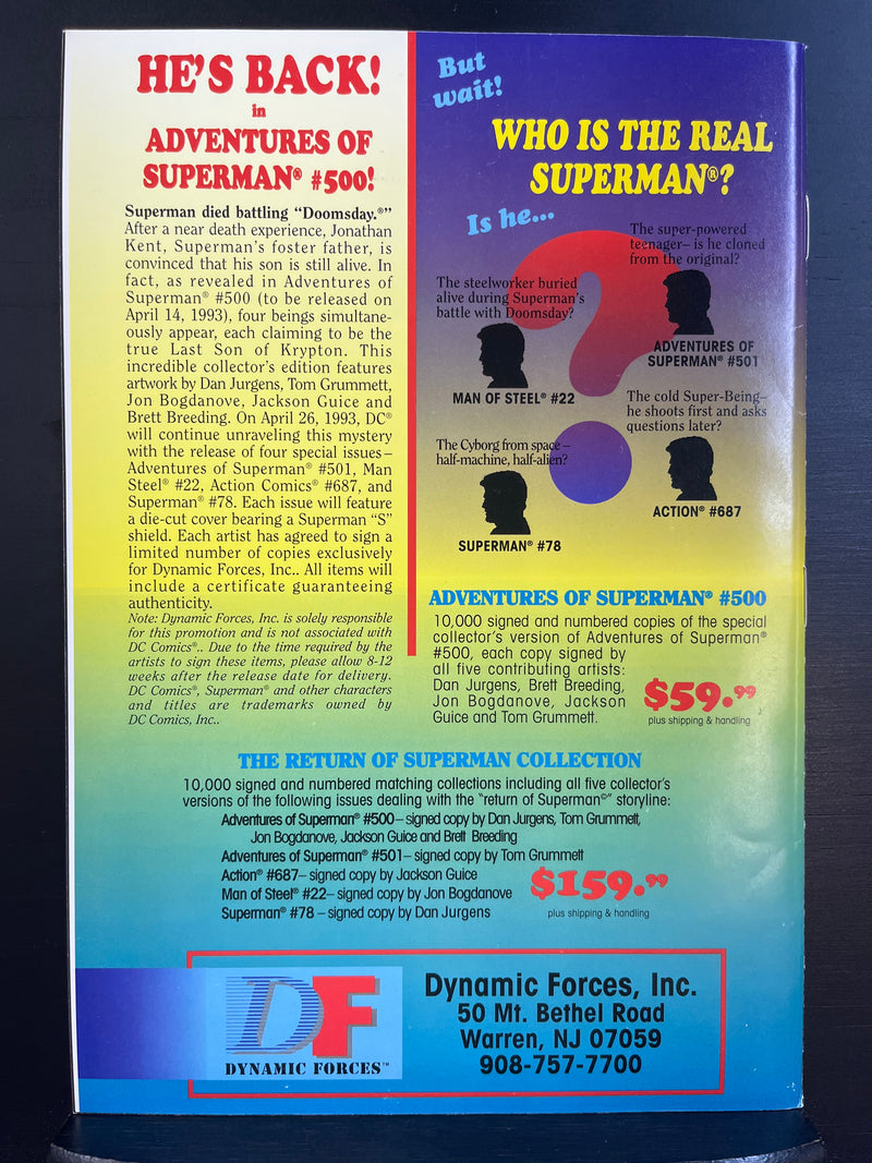 Wizard: The Guide to Comics Special Edition 1993 - Superman Tribute
