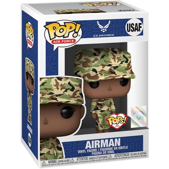 Pop Military USAF Female Airman Camo (African American)