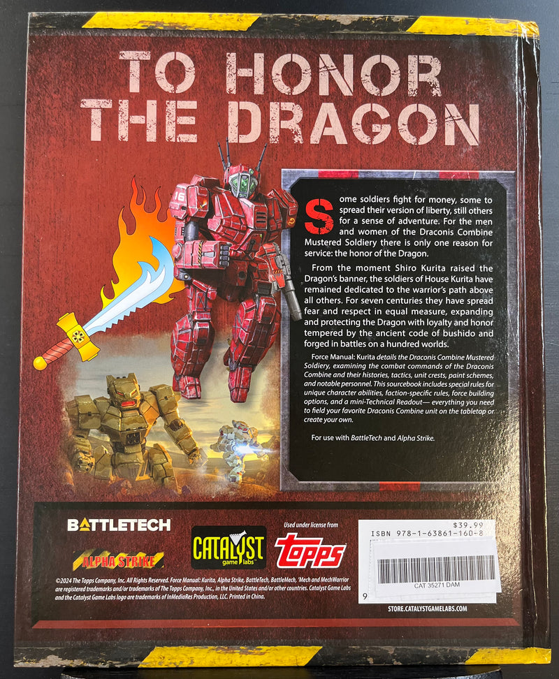 BattleTech Force Manual - Kurita (damaged)