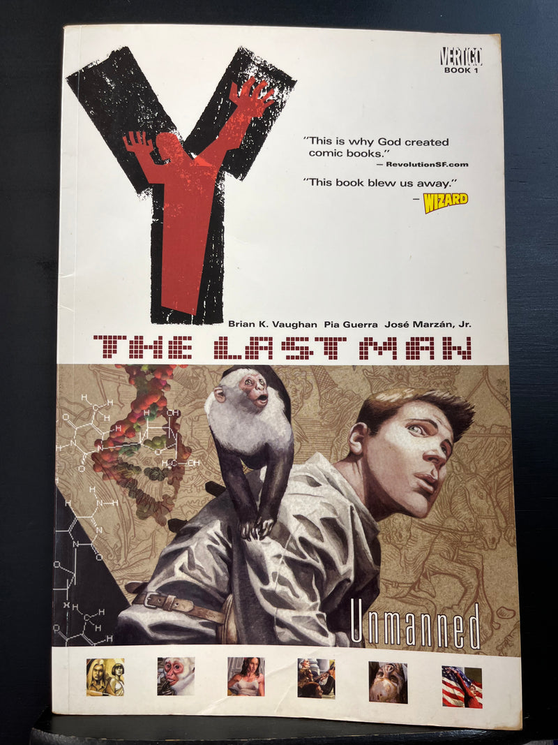 Y: The Last Man TPB Volume 01 Unmanned (damaged)