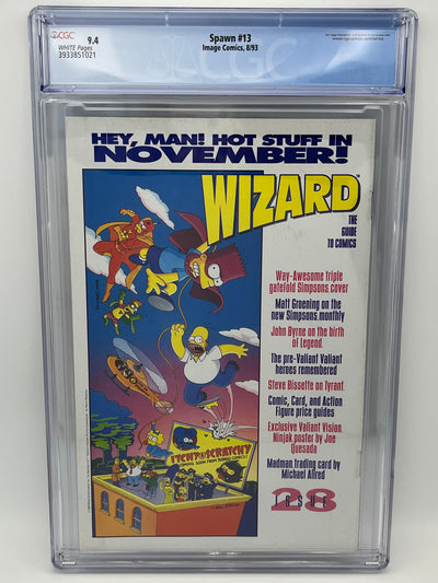 Spawn (1993) #13 - CGC 9.4 - Youngblood appearance
