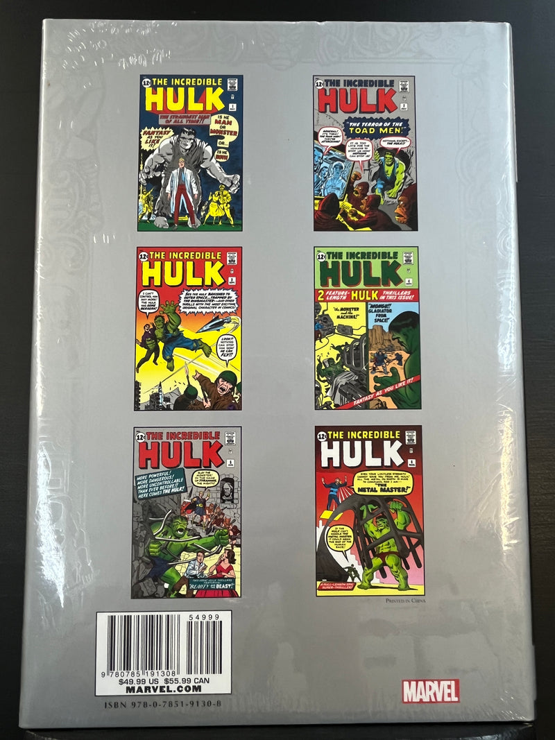 Marvel Masterworks Hardcover - Incredible Hulk Volume 01 Second Edition