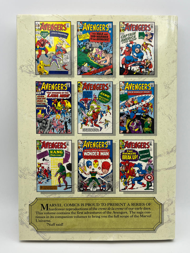 Marvel Masterworks Volume 04 Hardcover FIRST EDITION - Avengers Volume 01