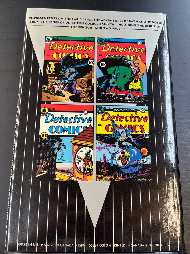 DC Archive Editions Hardcover FIRST PRINT - Batman Volume 02