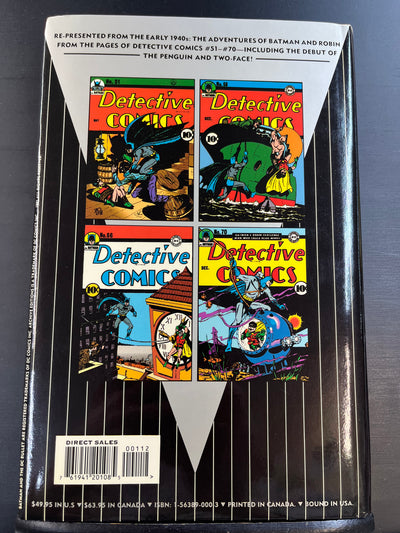 DC Archive Editions Hardcover SECOND PRINT - Batman Volume 02