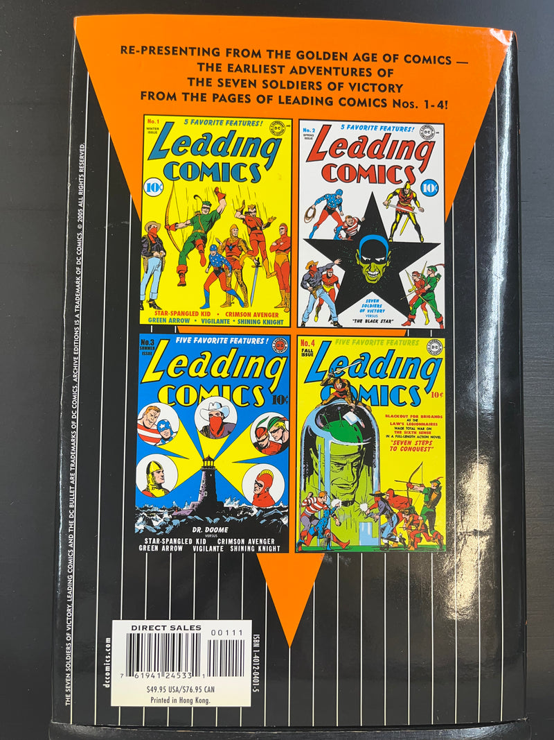 DC Archive Editions Hardcover - Seven Soldiers of Victory Volume 01