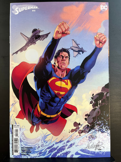 Superman #14 Cover B Salvador Larroca Card Stock Variant (damaged)
