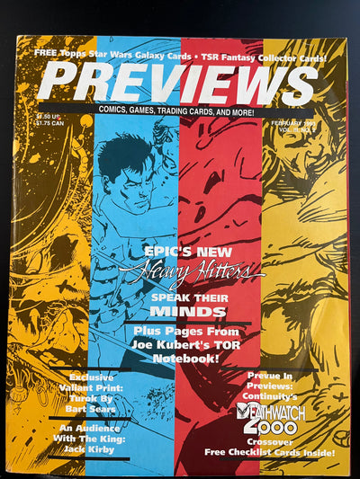Previews Vol. III, No. 2 (February 1993) (damaged)