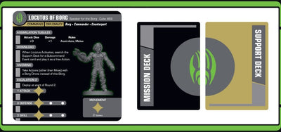 Star Trek Away Teams Starter Set: Wolf 359 (Federation: Riker +3 vs Locutus +5)