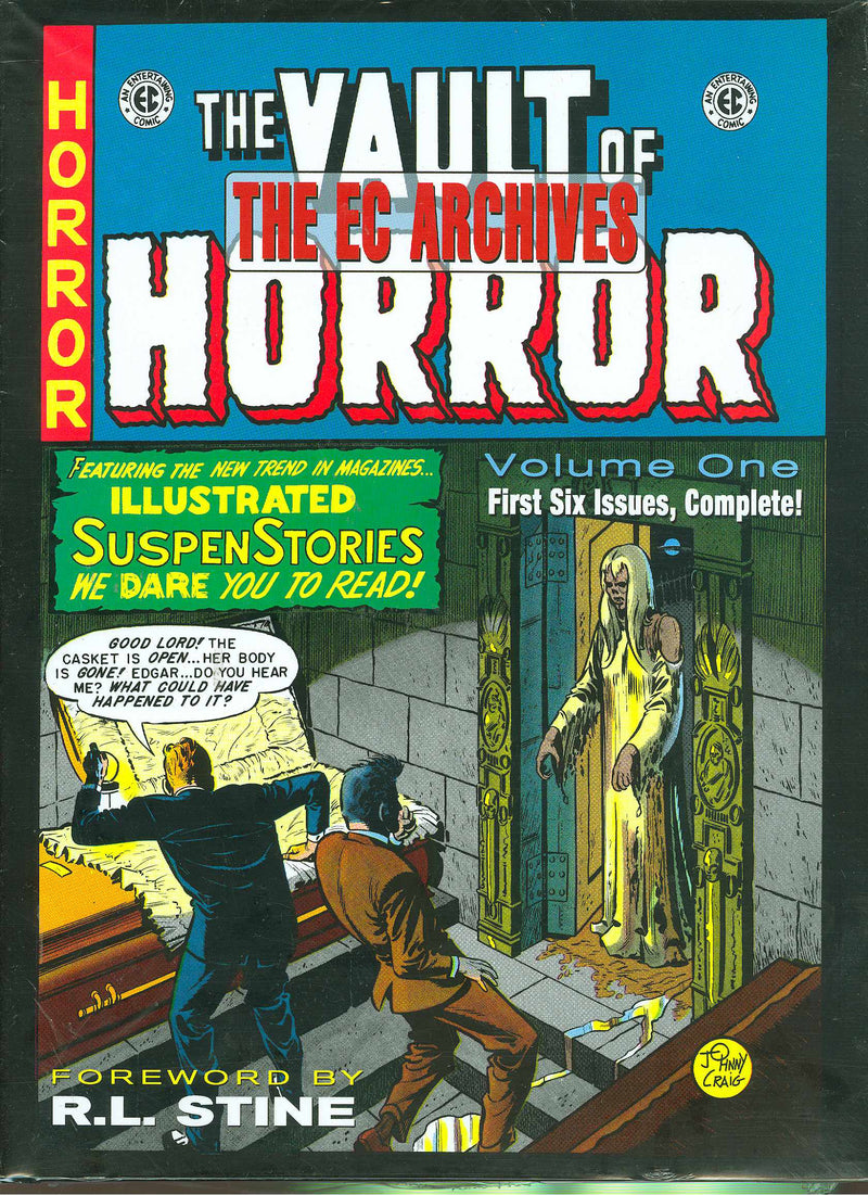 EC ARCHIVES VAULT OF HORROR HARDCOVER VOLUME 01 *shelf wear on dust jacket*