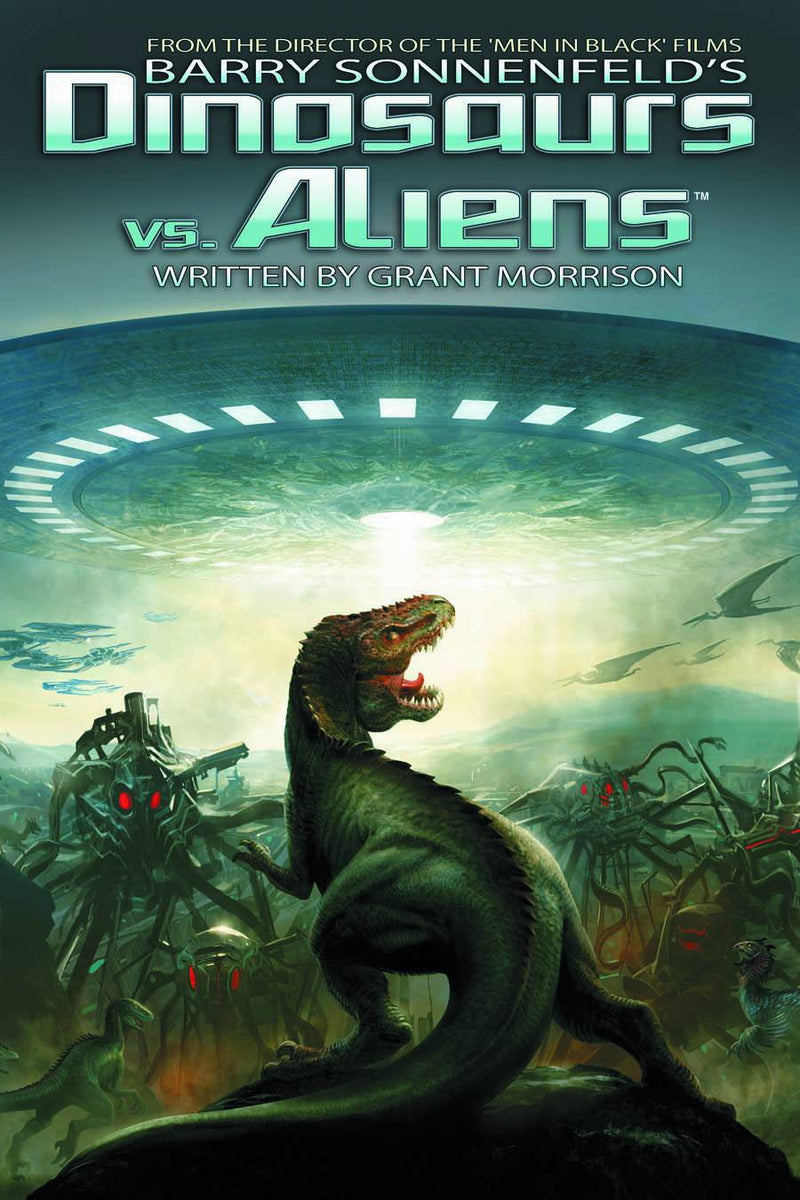 GRANT MORRISON DINOSAURS VS ALIENS HARDCOVER