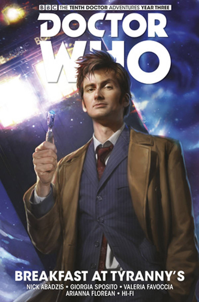 Doctor Who 10th Facing Fate Hardcover Volume 01 Breakfast At Tyranny&