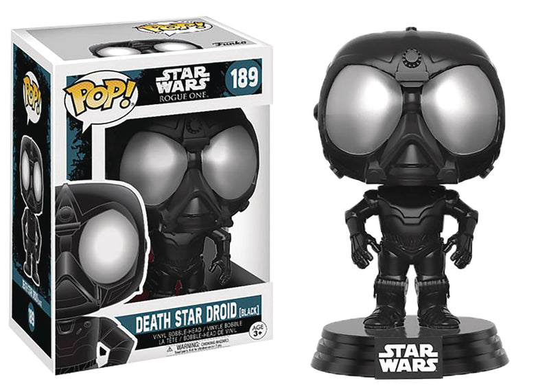 Pop Star Wars Rogue One Death Star Droid Black Vinyl Figure