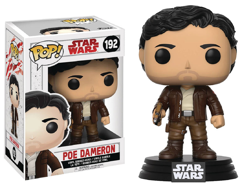 Pop Star Wars E8 Poe Dameron Vinyl Figure