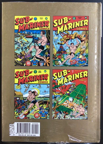 Marvel Masterworks Golden Age Sub-Mariner Volume 02 Hardcover