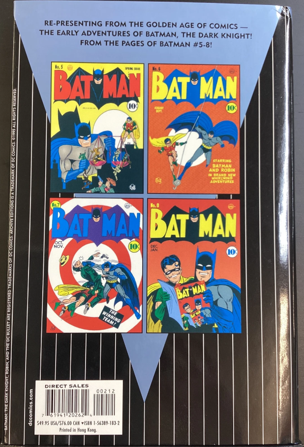 DC Archive Editions Hardcover SECOND PRINT - Batman The Dark Knight Volume 02