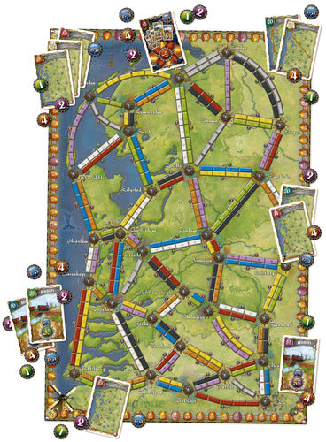 Ticket To Ride Map Collection #4 Nederland