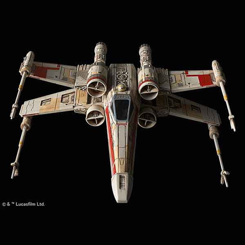 Detailed X-Wing Starfighter 1/144 Model from Star Wars
