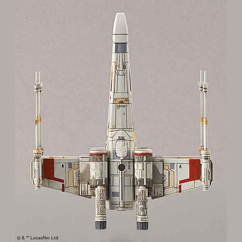 Detailed X-Wing Starfighter 1/144 Model from Star Wars