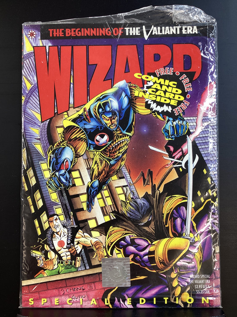 Wizard: The Guide to Comics Special Edition 1994 - The Beginning of the Valiant Era Special WITH EXTRAS (damaged)