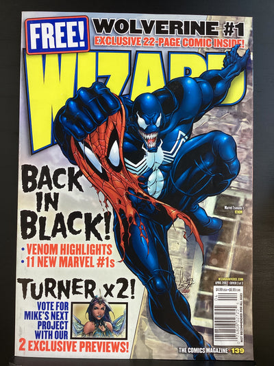 Wizard: The Guide to Comics #139 - Venom cover