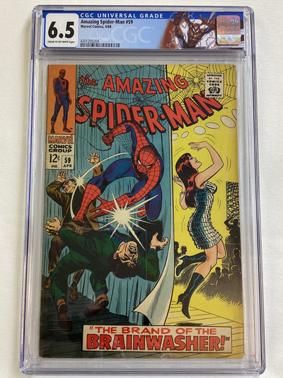 Amazing Spider-Man #59 (1968) CGC 6.5 - First Mary Jane Cover!