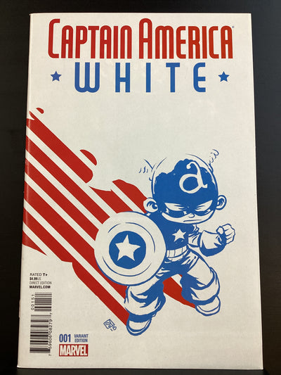 Captain America White #1 Skottie Young Variant (VF)