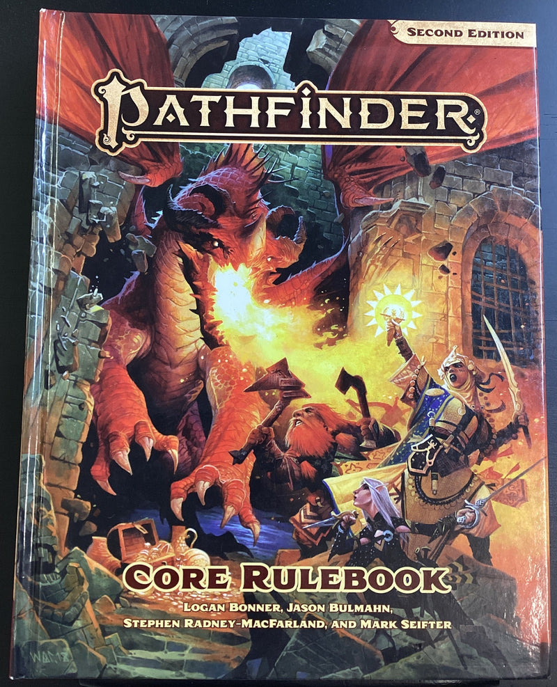 Pathfinder RPG Core Rulebook Hardcover (P2) Second Edition **DAMAGED