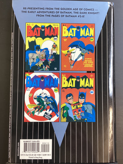 DC Archives The Dark Knight Vol. 2 Batman #5-8 HC - 1995 2nd Print, minor wear