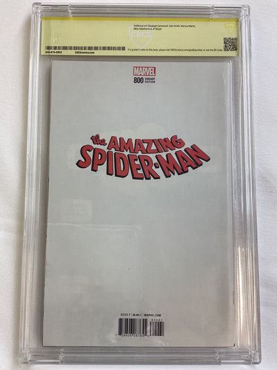 Amazing Spider-Man #800 (2018) CBCS 9.6 - Signed Gabrielle Dell'Otto Variant Cover - First appearance of Normie Osborn as Goblin Childe