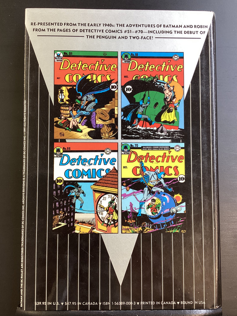 DC Archives Batman Vol. 2 Detective Comics 