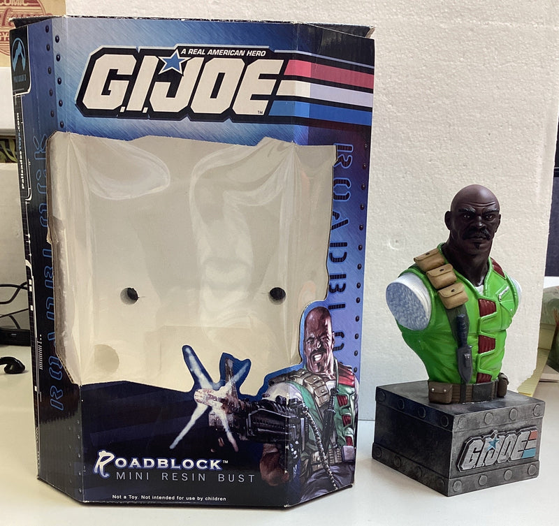 Hasbro Palisades Toys G. I. Joe Roadblock 6.5" Mini Resin Bust