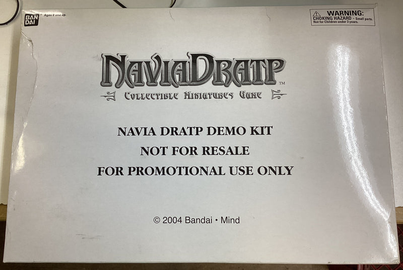 Ban Dai Navia Dratp Collectible Miniatures Game Demo KIt 2004 Complete, Unplayed