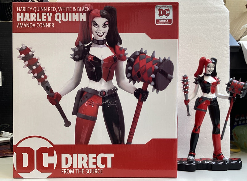 Harley Quinn Red White And Black Statue By Amanda Conner Statue 1233/5000