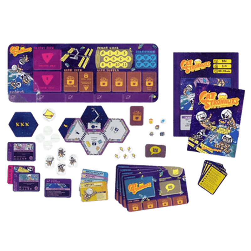 Catstronauts: The Board Game - Cooperative Space Adventure for Ages 8+