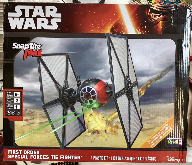 REVELL SNAPTITE MAX STAR WARS FIRST ORDER SPECIAL FORCES TIE FIGHTER 85-1824