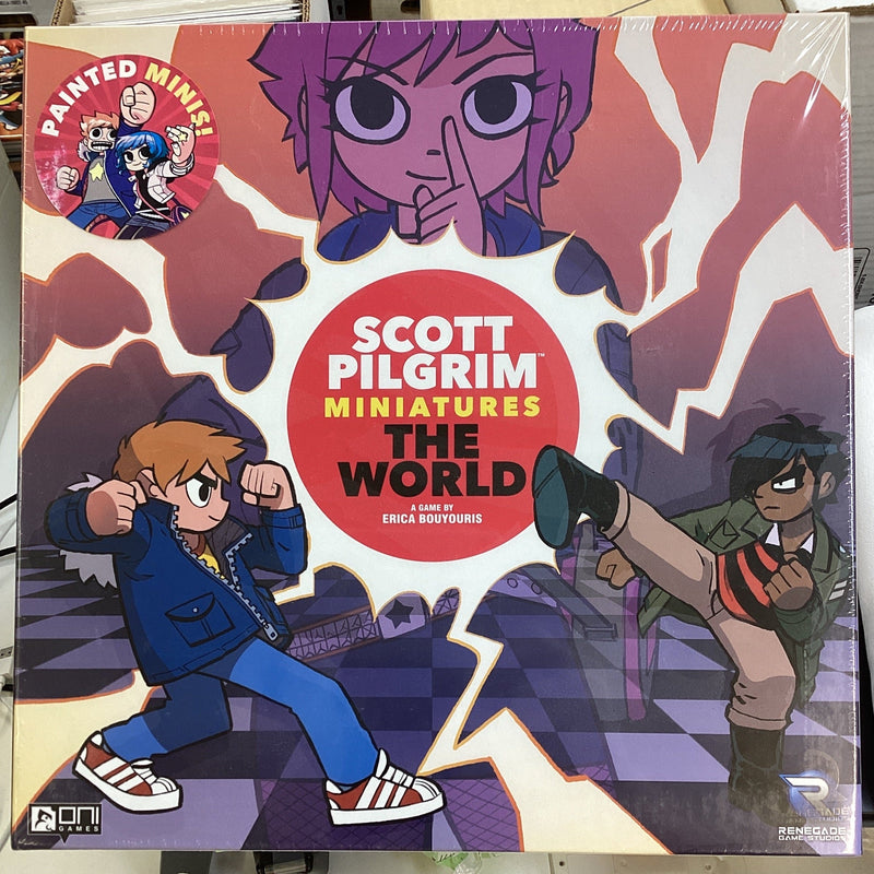 Scott Pilgrim Minis World Core Game Split Seal on Back