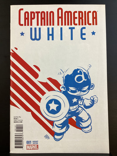 Captain America White #1 Skottie Young Variant (VF)