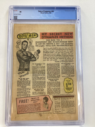 Tales of Suspense (1963) #40 - CGC NG - 2nd appearance of Iron Man