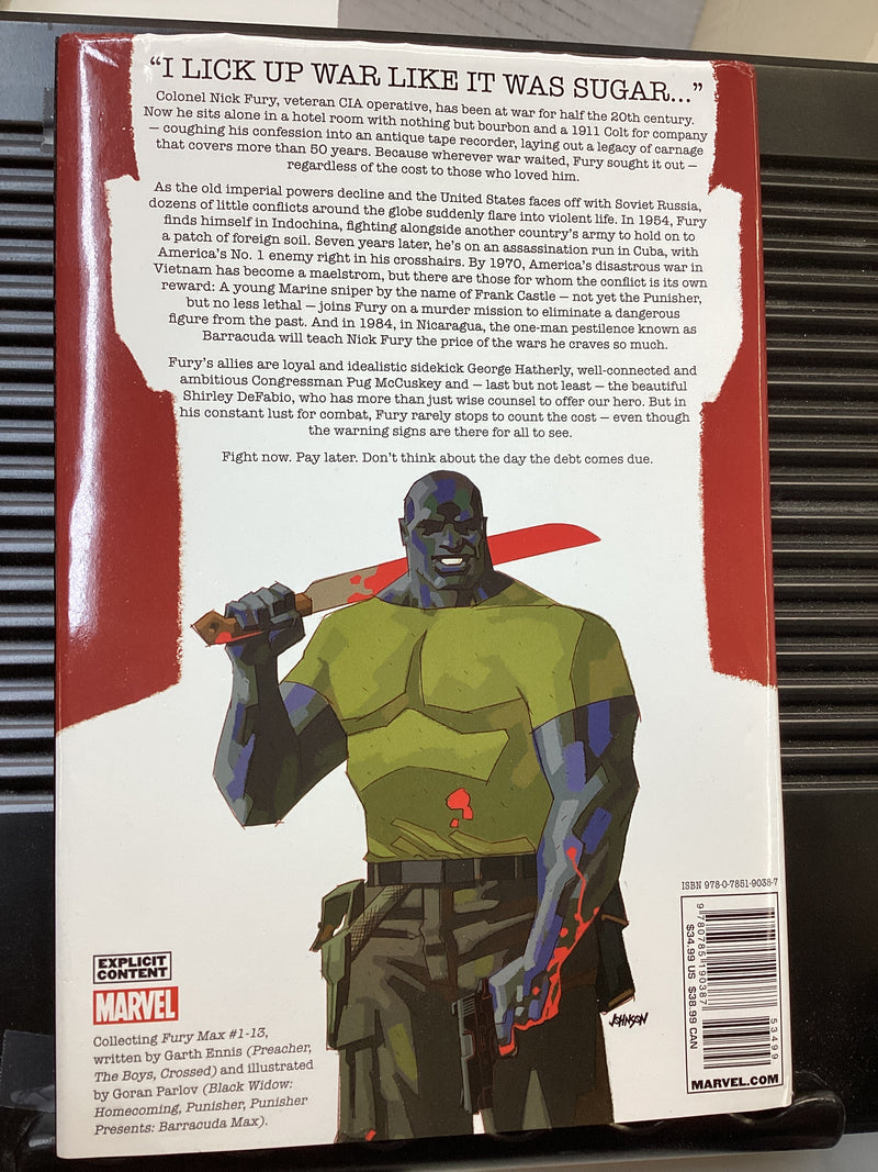 Fury Max Hardcover My War Gone By