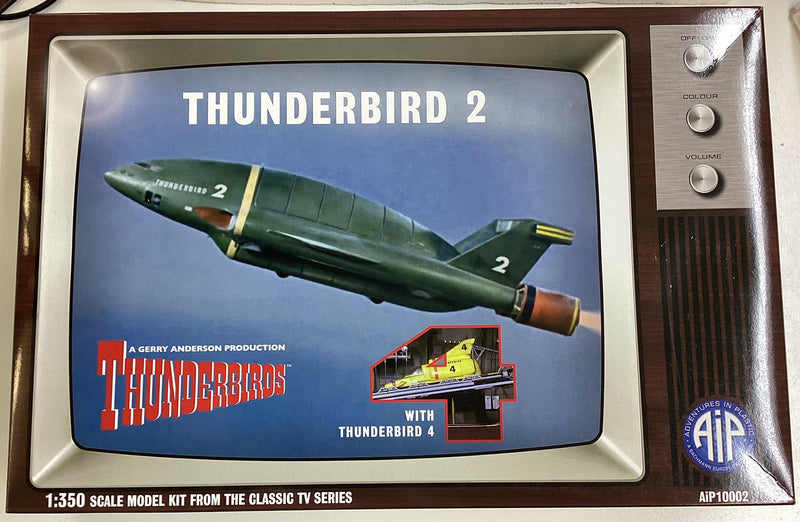 AIP 1/350 THUNDERBIRD 2 WITH THUNDERBIRD 4 Plastic Model Kit AiP10002