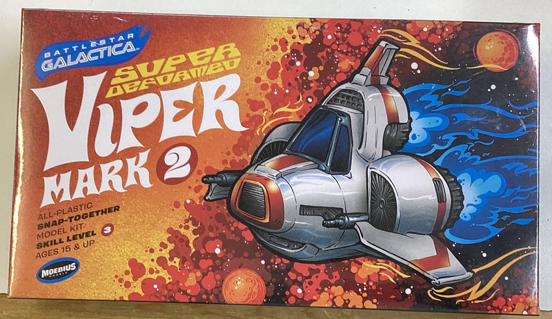 Moebius Super Deformed Viper Mark 2 Model Kit Battlestar Galactica