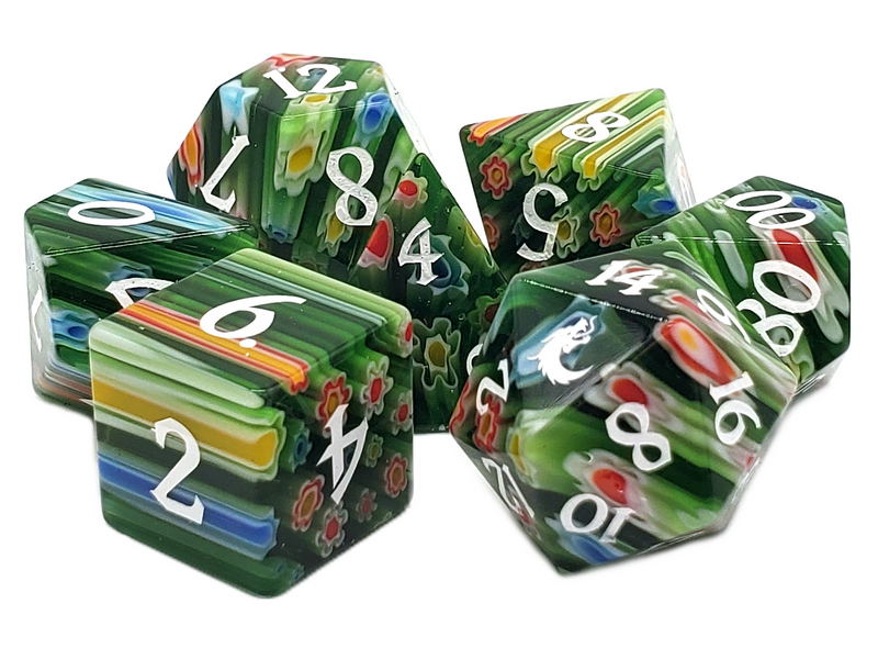 Gemstone 7-Piece Dice Set