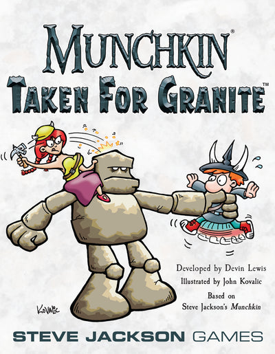 Munchkin: Taken for Granite Board Game Expansion Pack with 56 Cards and Rulesheet